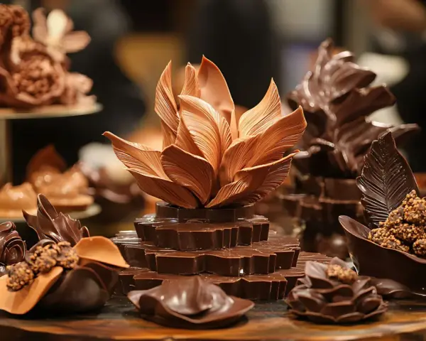Magnifiques créations en chocolat. Un art qui inspire à comment déposer et protéger une recette pour la partager.