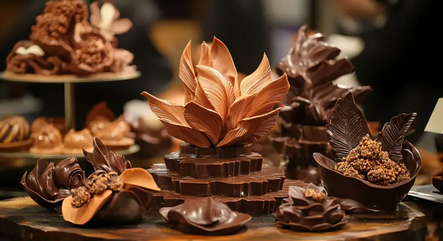 Magnifiques créations en chocolat. Un art qui inspire à comment déposer et protéger une recette pour la partager.