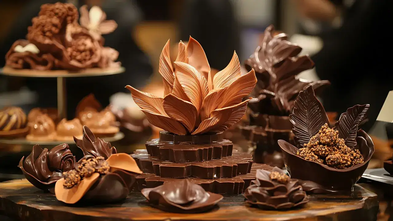 Magnifiques cr&eacute;ations en chocolat, un art qui inspire &agrave; comment d&eacute;poser et prot&eacute;ger une recette pour la partager.