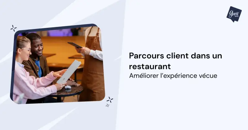 Un couple consulte un menu au restaurant, illustrant comment faire un fichier client pour améliorer l'expérience.
